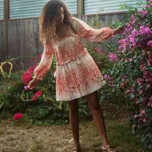 The Adeline Dress in Sunset Gladiola